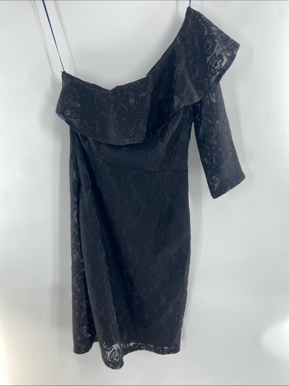 Superfoxx Black One Shoulder Dress Size S Gently Used